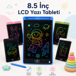 Büyük Boy LCD Çocuk Yazı Tahtası Dijital Çizim Tableti Kalemli Silinebilir 8.5′ Oyuncak Not Defteri