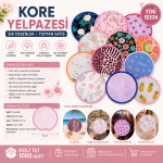 Katlanır Kore El Yelpazesi Şık Desenli - Görsel 3