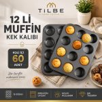 12 Li Muffin Kek Kalıbı