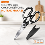 Paslanmaz Çelik Çok Fonksiyonlu Mutfak Makası