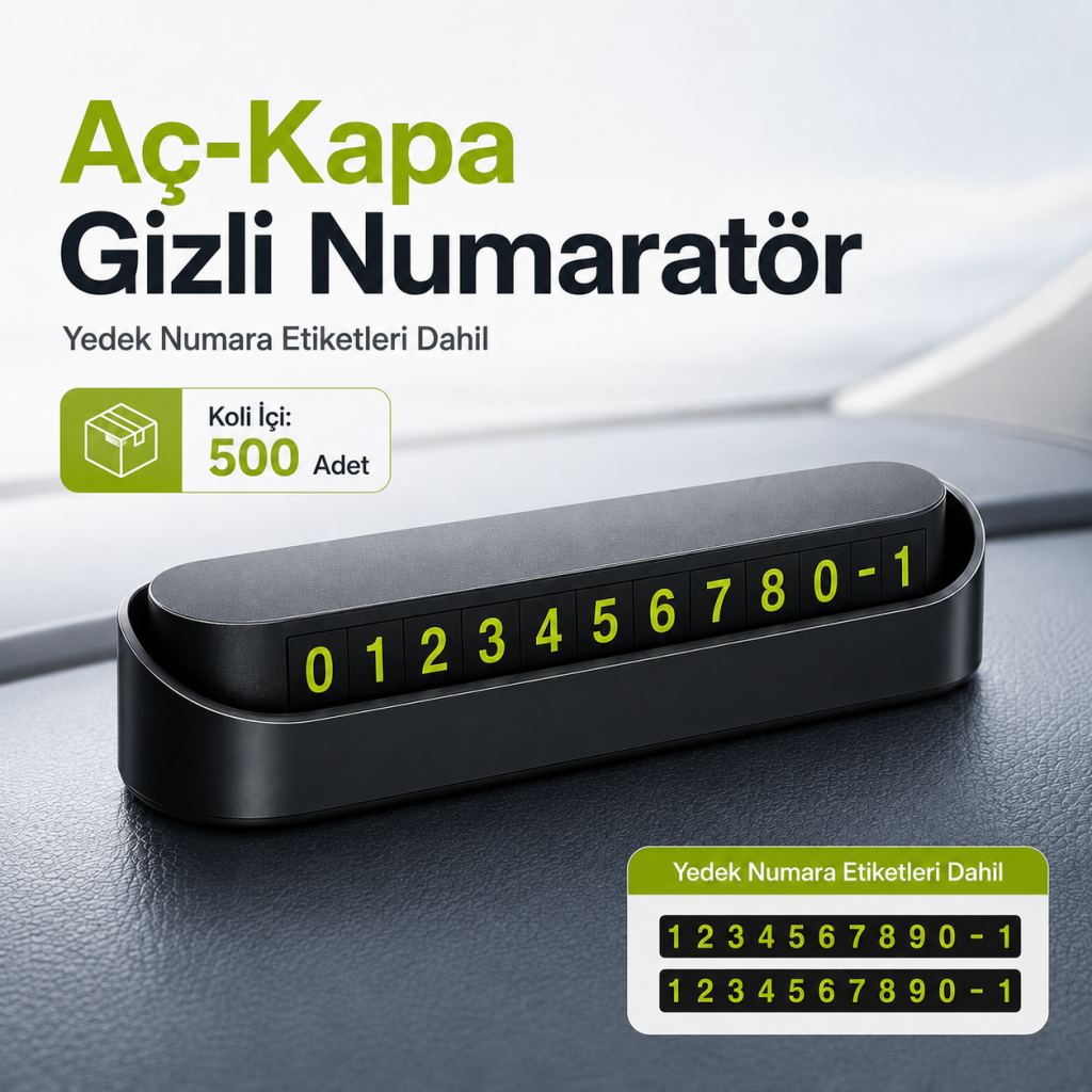 Aç-Kapa Gizli Araç Telefon Numaratörü
