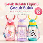 Geyik Kulaklı Figürlü Çocuk Suluk 600 ml