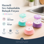 Hazneli Sıvı Sabunluklu Bulaşık Fırçası